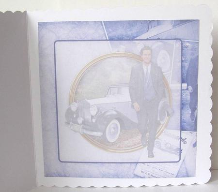 Art Deco Man Antonio (lilac) Insert by Margaret McCartney