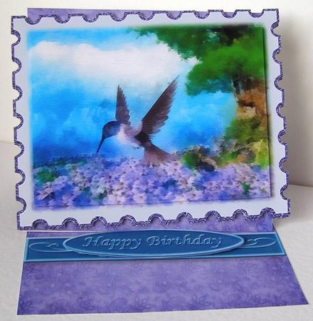 Hummingbird Stamp Easel Kit by Margaret McCartney