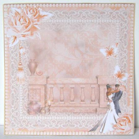 Insert to Compliment Peach Rose Wedding by Margaret McCartney