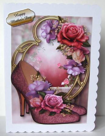 Stunning Shoes - the London Collection - Belle Roses by Margaret McCartney