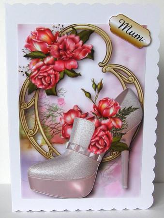 Stunning Shoes - the Paris Collection - Glory Roses by Margaret McCartney