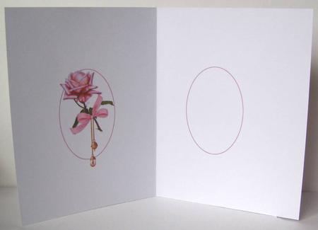 Shabby Chic Music and Roses Insert by Margaret McCartney