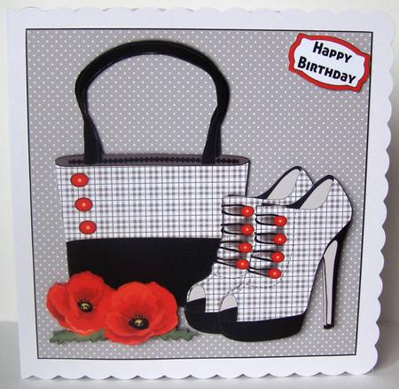 Handbag, Shoes & Poppies 3 Mini Kit by Margaret McCartney