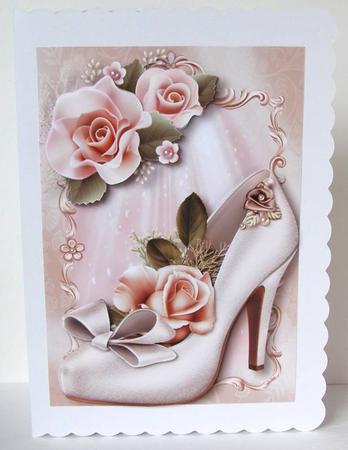 Stunning Shoes - the Wedding Collection - Pink Icing by Margaret McCartney