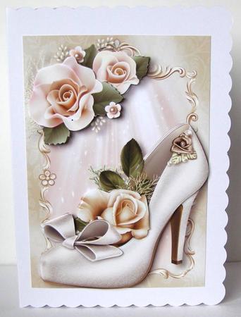 Stunning Shoes - the Wedding Collection - Cream Icing by Margaret McCartney