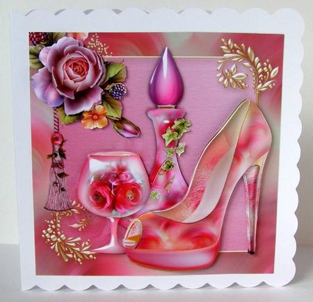 Roses Shoe and Perfume by Margaret McCartney
