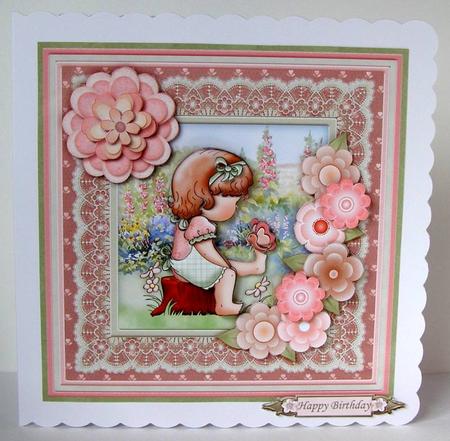 Hello Butterfly 8x8 Mini Kit & Decoupage by Margaret McCartney