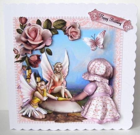 The Bottom of My Garden Card Front by Margaret McCartney