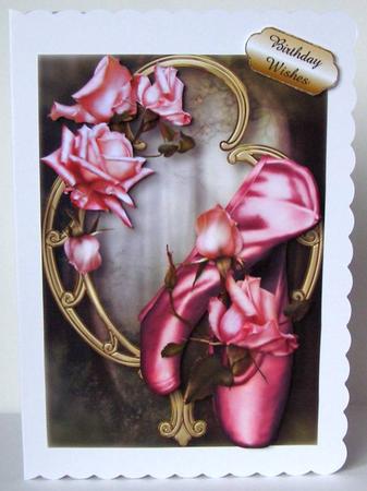 Stunning Shoes - the Ballet Collection - Cameo Roses by Margaret McCartney