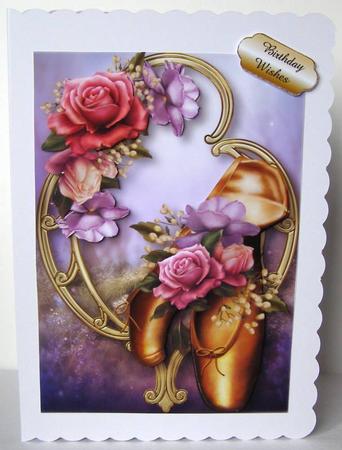 Stunning Shoes - the Ballet Collection - Belle Roses by Margaret McCartney