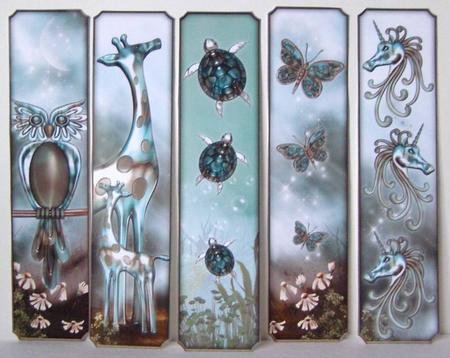 Animal Magic Bookmarks by Margaret McCartney