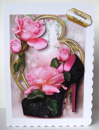 Stunning Shoes - the Venice Collection - Sugar Baby Roses by Margaret McCartney