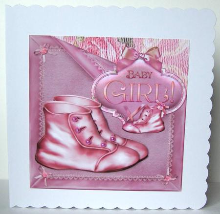 Baby Girl Booties by Margaret McCartney