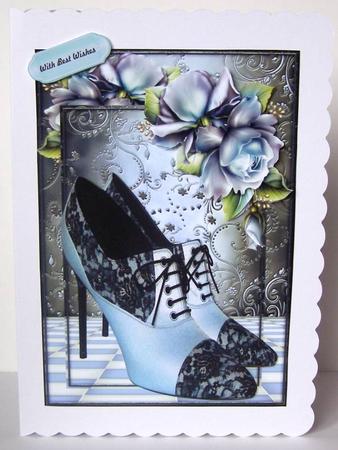 Fabulous Shoes and Porcelain Roses by Margaret McCartney