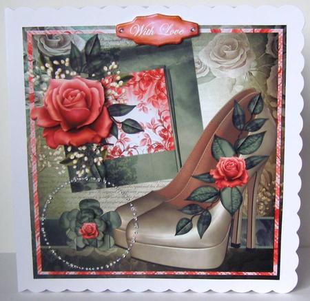 Fabulous Shoes in Vintage Frame by Margaret McCartney