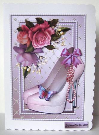 Fabulous Shoes,pearls & Butterflies by Margaret McCartney