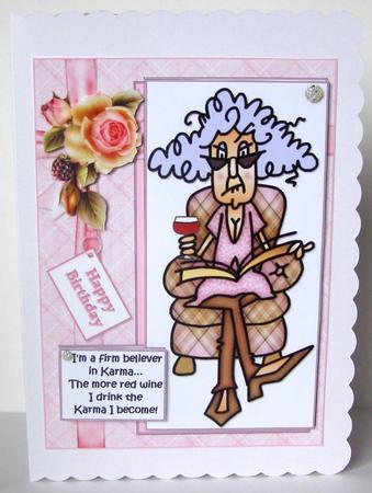 Stella is Karma Quick Card by Margaret McCartney