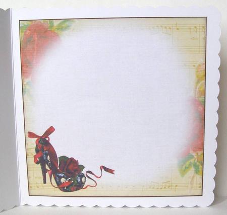 8x8 Love Shoes Guns and Roses Insert by Margaret McCartney