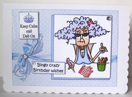 Stella Plays Bingo Quick Card by Margaret McCartney