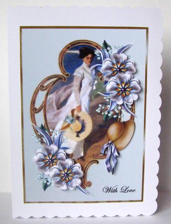 Vintage Lady in Classic Frame by Margaret McCartney