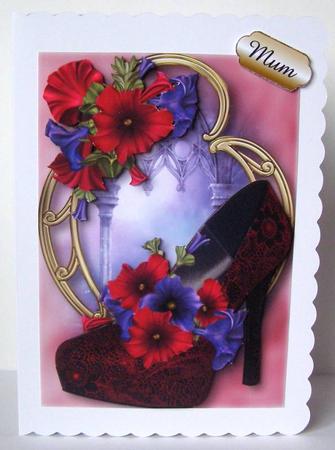 Stunning Shoes - the Monaco Collection - Perfect Petunias by Margaret McCartney
