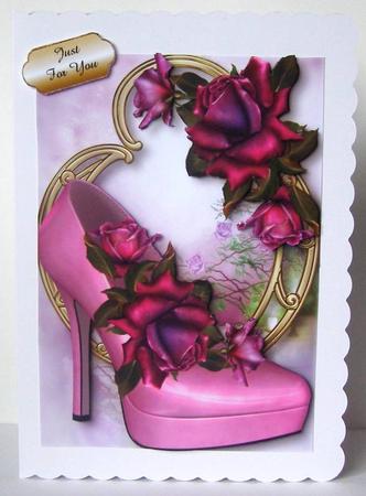 Stunning Shoes - the London Collection - Twilight Roses by Margaret McCartney