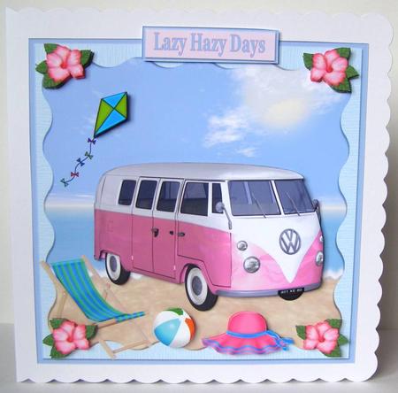 Lets Go Camping 8x8ins Mini Kit by Margaret McCartney