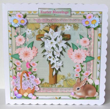 Spring is Here 8x8ins Mini Kit by Margaret McCartney
