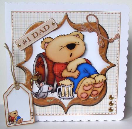 8x8 Birthday Beer Bear Mini Kit by Margaret McCartney