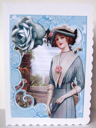 Blue Roses for a Lady! by Margaret McCartney