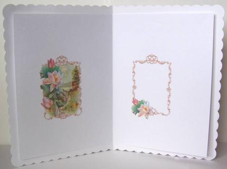 In Love of the Lotus at Sunset Cottage Insert by Margaret McCartney