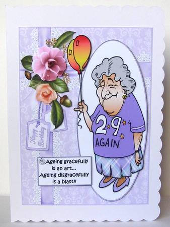 Ethel Knows About Ageing Quick Card by Margaret McCartney