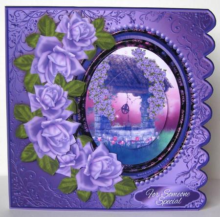Purple Cameo Scalloped Edge Mini Kit by Margaret McCartney