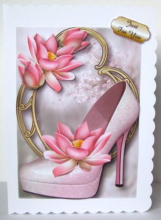 Stunning Shoes - the Eastern Collection - the Lotus Flower by Margaret McCartney