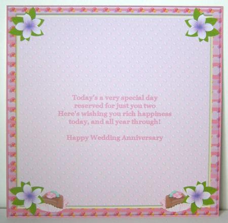 The Cake Shop Anniversary Insert 1 by Margaret McCartney