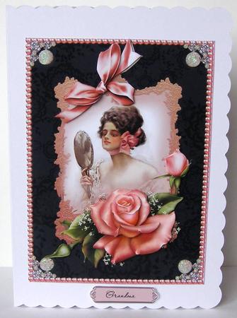 Young and Beautiful Card Front by Margaret McCartney
