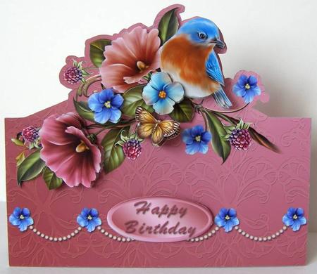 A Little Bird Over the Edge Card Mini Kit by Margaret McCartney
