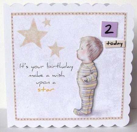 Upon a Star 6 x 6 Quick Card by Margaret McCartney
