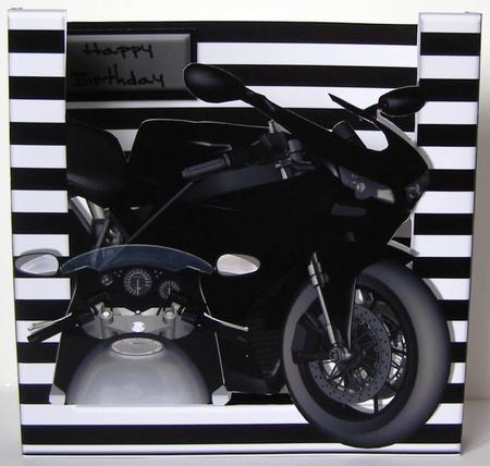 Box Card - Big Bikes - Mini Kit by Margaret McCartney