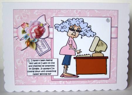 Stella is Suffering from Getting Older Quick Card by Margaret McCartney