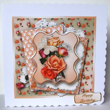 Rosy Joy 7" x 7" Mini Kit by Margaret McCartney