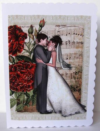 Our Special Day with Vintage Music A4 by Margaret McCartney