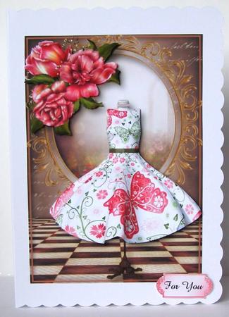 Fabulous Vintage Butterflies Dress by Margaret McCartney