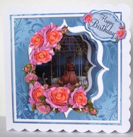 Wistful Girl Various Occasions Aperture Card by Margaret McCartney