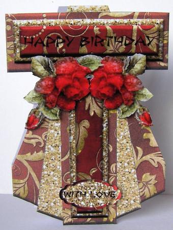 Silk Kimono Card - Mini Kit - Opulent Nature by Margaret McCartney