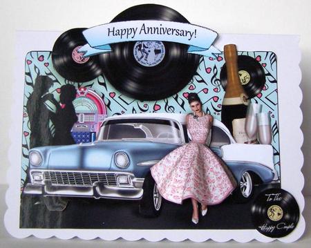 Oldies Anniversary Bluetopper by Margaret McCartney