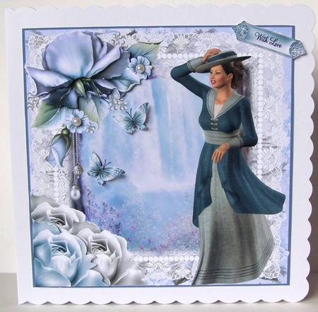 Beautiful Edwardian Blue by Margaret McCartney