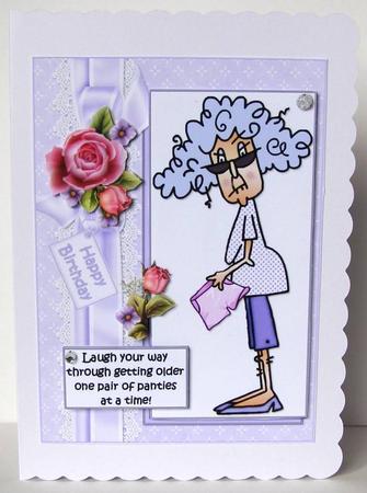 Stella Laughs About Getting Older Quick Card by Margaret McCartney