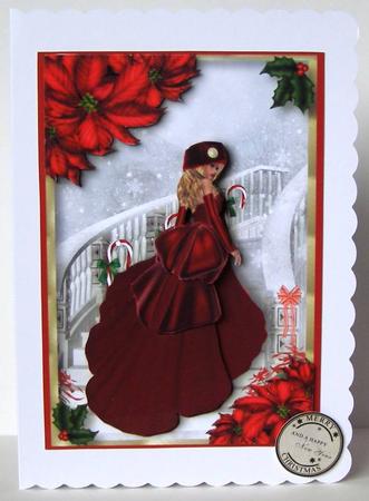 Christmas Beauty Ascending the Stairs by Margaret McCartney