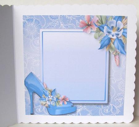 Insert for Blue Shoe & Fleur De La Foret by Margaret McCartney